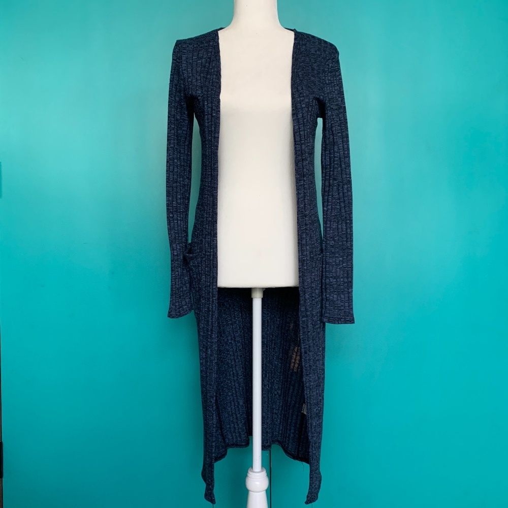 Olivia Rae Soft Blue Duster Sweater